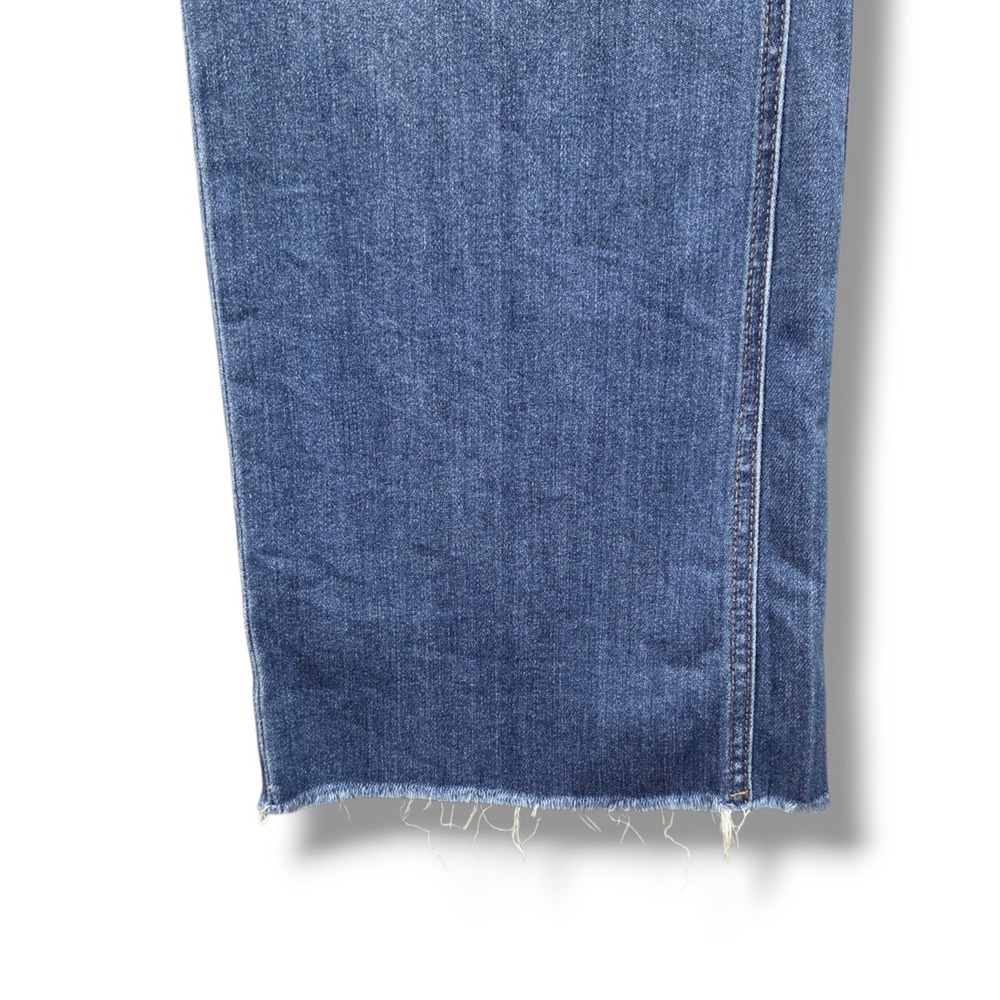 Kut from the Kloth Kelsey Jeans Womens 14 Fab Ab Ankle Flare High Rise Fray Hem - Picture 8 of 10